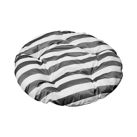 Papasan Chair Cushions Oversized Silver/White Stripe 44
