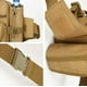 thumbnail image 2 of Riñonera táctica, riñonera militar, riñonera militar, cinturón utilitario, mochila EDC, color negro, 2 of 5