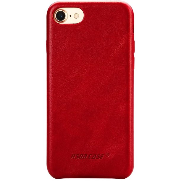 Iphone Se 2nd Generation Case Iphone 7 Case Iphone 8 Leather Case Slim Back Cover Snap Grip Case For Apple Iphone 7 Iphone 8 4 7 Inches Red Tc Ip8 01a30 Walmart Com