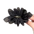 thumbnail image 2 of Pinzas para el cabello XCF con forma de flor de gasa suave color negro para mujeres y niñas, 2 of 4