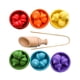 thumbnail image 1 of tazas Juguete Montessori Juguete de aprendizaje preescolar Juego de clasificación de colores Motor 18 bolas 6 tazas y cuchara de, 1 of 9
