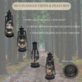 thumbnail image 3 of Rustic Electric Metal Bear Electric Lantern Night Light Cabin Lodge Decor Gift, 3 of 8