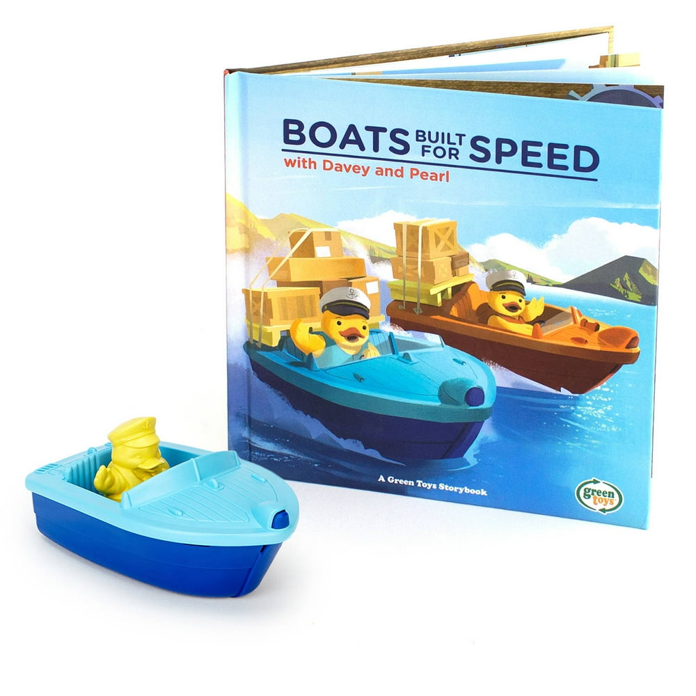 Green Toys Storybook and Launch Boat Set