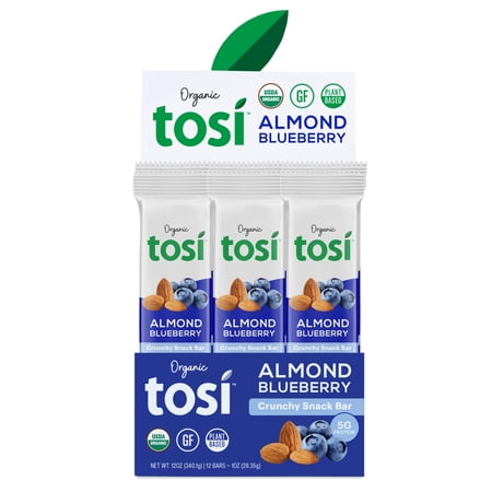 Tosi Almond Blueberry Crunchy Snack Bar