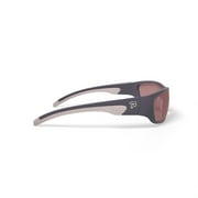 PRX Men’s Rx-able Sports Sunglasses, Cougar - Brown, Wrap, Plastic, 63-16-130, with Case