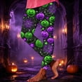 thumbnail image 3 of GERsome Women's Halloween Leggings Cute Ghost Print High Waisted Stretchy Novelty Tights Pants for Party Size M, 3 of 5