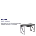 thumbnail image 3 of Bowery Hill Computer Desk in Black Laminate Finish, 3 of 5