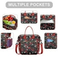 thumbnail image 2 of Pioneer Flower Floral Print Pattern Womens Lunch Box for Work,Insulated Large Lunch Bag for Tween and Teen,Loncheras Para Mujer,Leakproof Adult Lunch Bag for Work,Beach,Travel,Picnic,Camping, 2 of 6