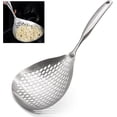 thumbnail image 1 of Skimmer Slotted Spoon, 304 Stainless Steel Skimmer Ladle Skimmer Spoon Spider Strainer for Cooking and Frying, Pasta Strainer Spoon Frying Spoon Kitchen Cooking Colander Spoon, 1 of 4