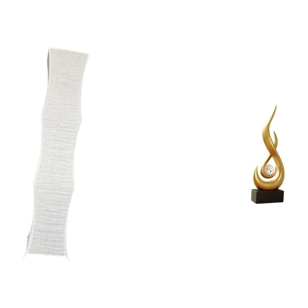 Pantalla de lámpara de pie,Lámpara minimalista para estudio,Cubierta de luz Iluminación creativa para dormitorio,Escultura abstracta de fuego,Estatua de arte abstracto,adorno para