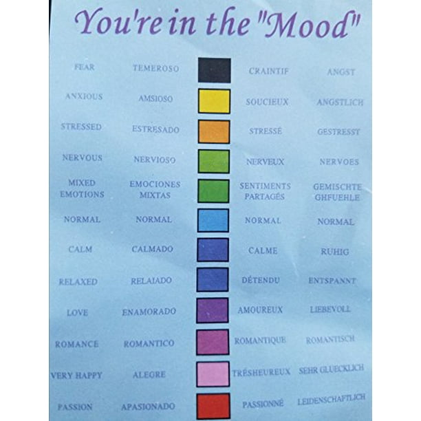 Unicorn Mood Ring Color Chart | lupon.gov.ph