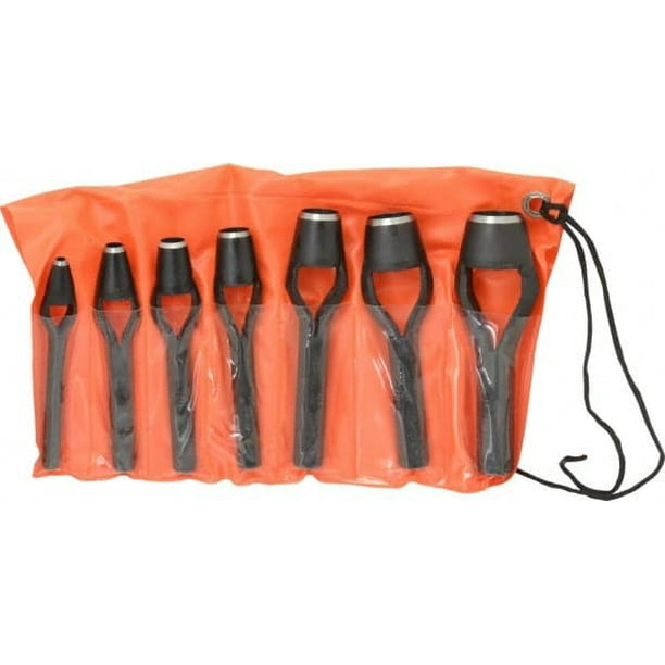 Value Collection 7 Piece, 3/16 to 15/16", Arch Punch Set Comes in Vinyl