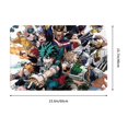 thumbnail image 3 of My Hero Academia Bathroom Rugs, Anime Welcome Door Mat, Non Slip Mat, Front Door Mat For Bedroom Living Room, Super Absorbent Flannel Rugs, Home Decor, 16*24 Inch, 3 of 9