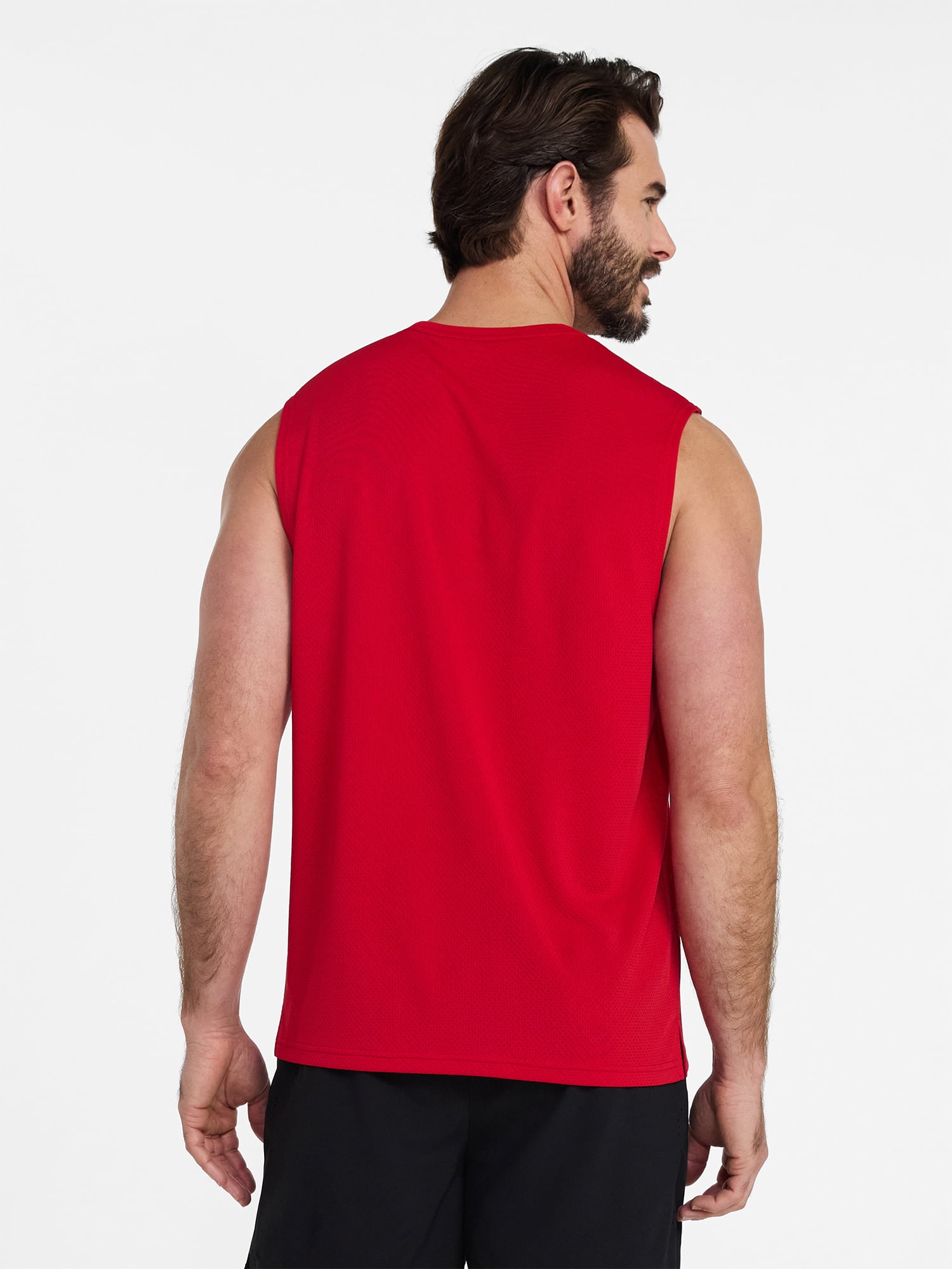 Athletic Works Men’s Sleeveless Mesh Muscle Tee, Sizes XS-5XL