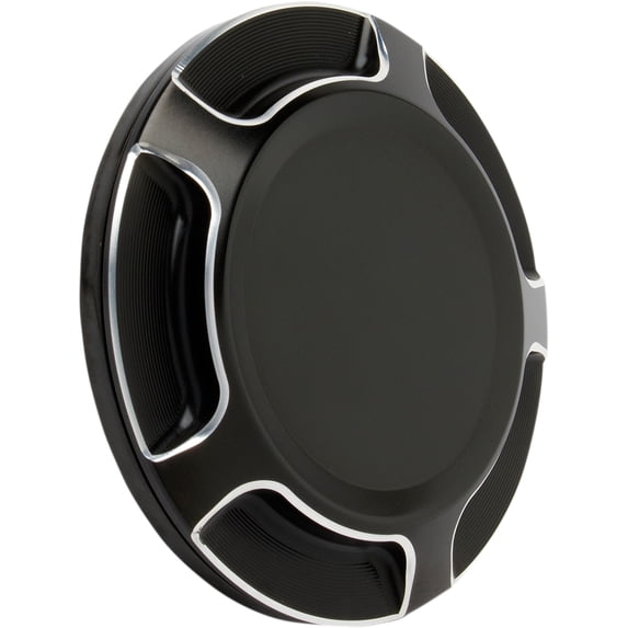 Arlen Ness Gas Caps Black Beveled P-1391