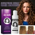 thumbnail image 2 of Curl Boost Cream Sculpting Curly Hair Mousse Curly Hair Styling Mousse Curl Mousse, 2 of 8