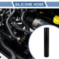 thumbnail image 2 of Unique Bargains 1 Pcs 70mm/2.76" ID 500mm/19.69" Length 0 Degree Black Car Silicone Hose Coolant Hose Universal, 2 of 7