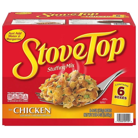 Kraft Stove Top Chicken Stuffing Mix (6 oz., 6 pk.)