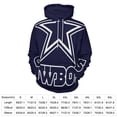thumbnail image 2 of Football Cowboys 3D Print Hoodie Men Women Autumn Thin Pullover Sweatshirt Vintage Streetwear Tops, 2 of 6