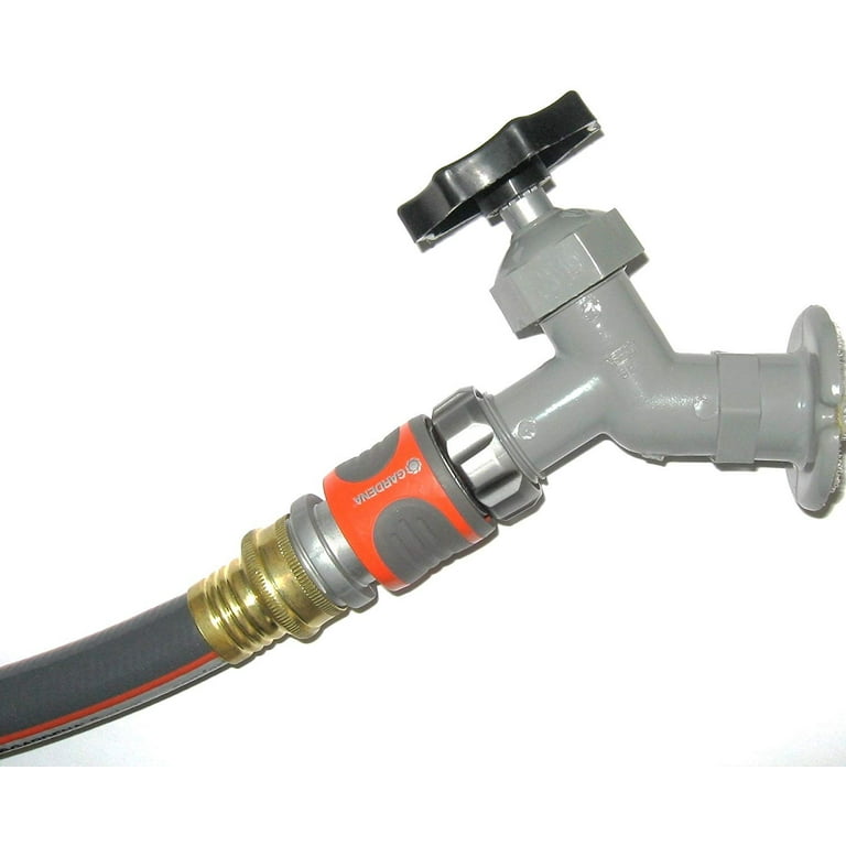 Gardena 5/8 & 1/2 in. Metal Threaded Female Hose Connector Gardena 5/8 & 1/2 in. Metal Threaded Female Hose Connector