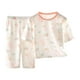 thumbnail image 1 of Odeerbi 1-12 Años Niños Niñas Pijamas de Algodón de Verano Manga Corta Tops Pantalones Conjunto Suave Estampado Ropa de Dormir Juegos de Pijamas de Dos Piezas, 1 of 3
