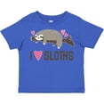 thumbnail image 3 of Inktastic I Love Sloths Girls Toddler T-Shirt, 3 of 5