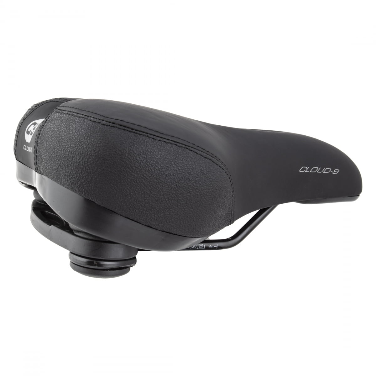 Cloud 9 Unisex Commuter Bicycle Comfort Seat Thick Padding Relief Channel Black Walmart
