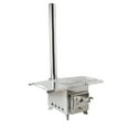 thumbnail image 3 of SUDEG 23 x 18 x 41 inch Wood Stove with Chimney Pipe, Stainless Steel Camping & Wild Survival Cooking Heating Stove, 3 of 11