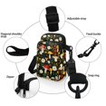 thumbnail image 5 of HELLHERO Skull Pattern Design with Zipper Closed Women Messenger Bag for Daily Commute or Casual Outings Crossbody Bags Polyester 4.33"x1.97"x7.09", 5 of 7