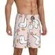 thumbnail image 2 of Fotbe Goose Queen Pantalones Cortos de Pijama para Hombre, Ropa de Dormir, Pantalones de Pijama Cortos para Hombre-4X-Large, 2 of 6