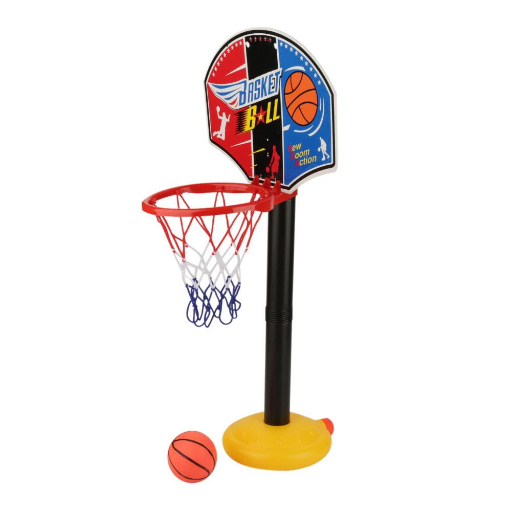 Domqga Portable Adjustable Miniature Basketball Set Toy for Training