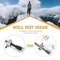 thumbnail image 3 of Miangastore Bâton de Randonnée en Acier Inoxydable avec Couvercle Antidérapant pour Usage Extérieur Argent Facile à Installer 2, 3 of 8