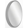 thumbnail image 3 of Infinity Instruments Deep Metal Round Silver 24 inch Wall Mirror, 3 of 7