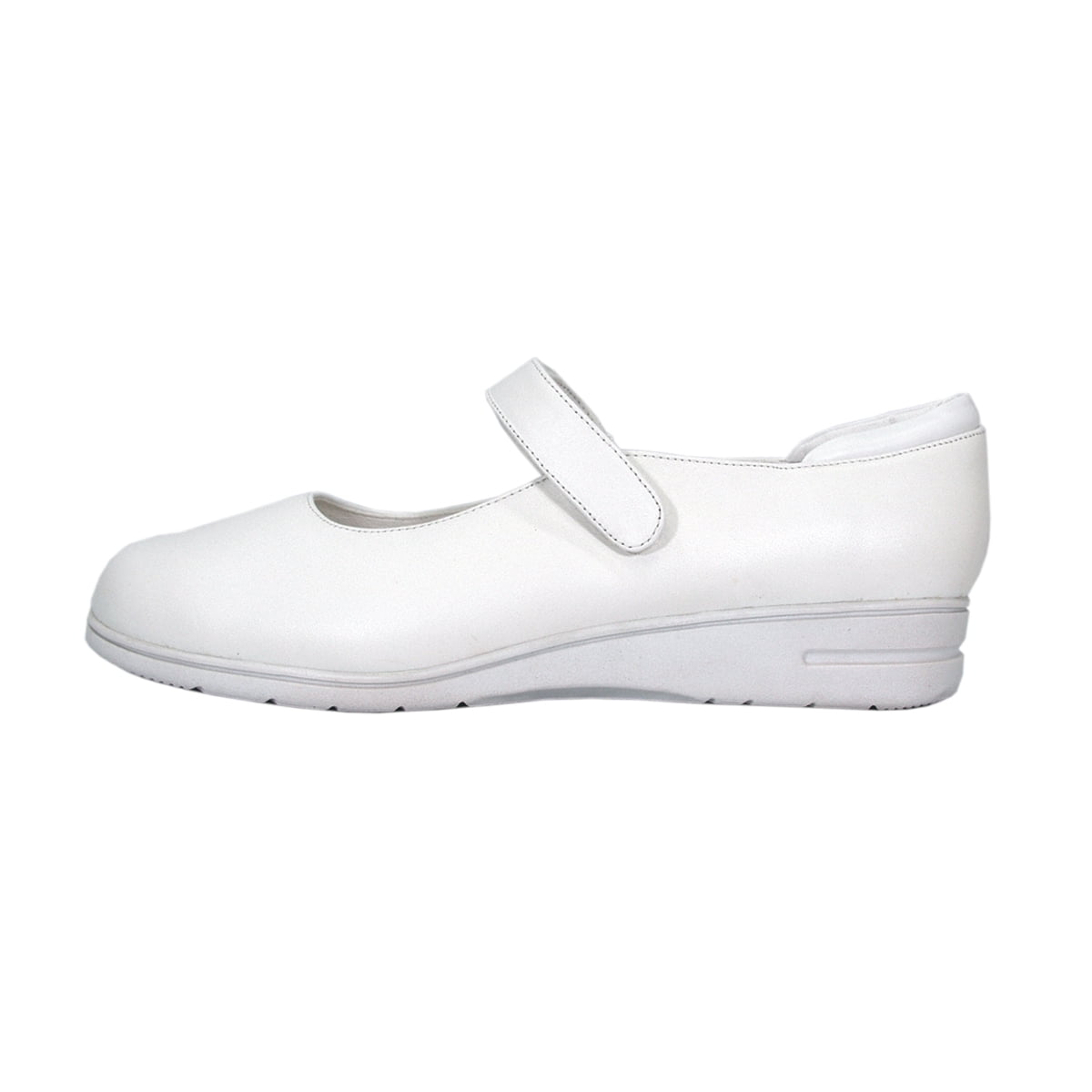 24 HOUR COMFORT Lilian Wide Width Comfort Shoes For Work and Casual Attire WHITE 11