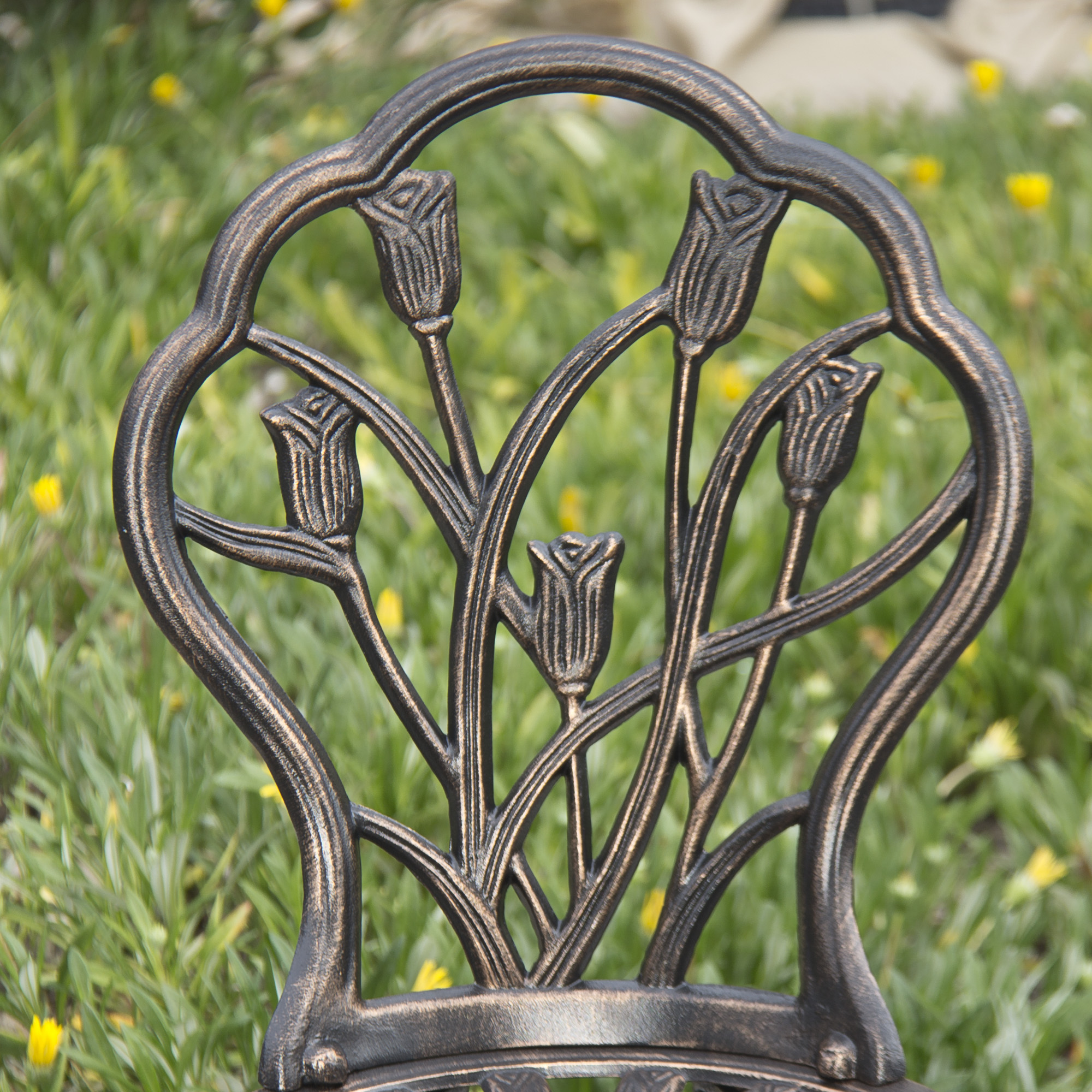 Wrought Iron Patio Set Bistro Table And Chairs 3 Pieces Outdoor Wrought Iron Patio Set Bistro Table And Chairs 3 Pieces Outdoor Garden Furniture