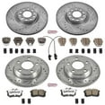 thumbnail image 3 of PowerStop Front and Rear Z26 Street Warrior Carbon-Fiber Ceramic Brake Pad and Drilled and Slotted Rotor Kit Fits: AUDI Select Models K950-26, 3 of 9