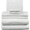 Corinthian 6 Piece Towel Set, White
