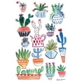 thumbnail image 2 of Gango Home Decor Contemporary Funky Cacti I & II by Farida Zaman (Ready to Hang); Two 12x18in Black Framed Prints, 2 of 5