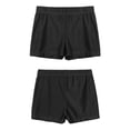 thumbnail image 2 of CHICTRY Shorts de Sport Extensibles pour Garçons, Couche de Base pour Course, Gym, Natation, Noir 8, 2 of 7