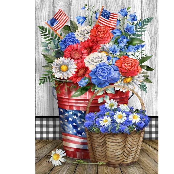Briarwood Lane Spring Garden Flag 12x18 For Outdoor Red White and Beautiful For Spring Garden Flag Flags For Outside