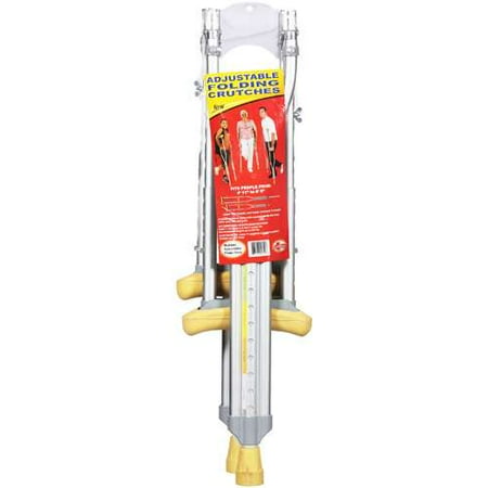 Livrite: Adjustable Folding Crutches, 1 Ct