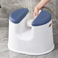thumbnail image 4 of Plastic Shower Stool, Non Slip Bath Chair Portable For Adults, Anti Slip Foot Pads, 4 of 8