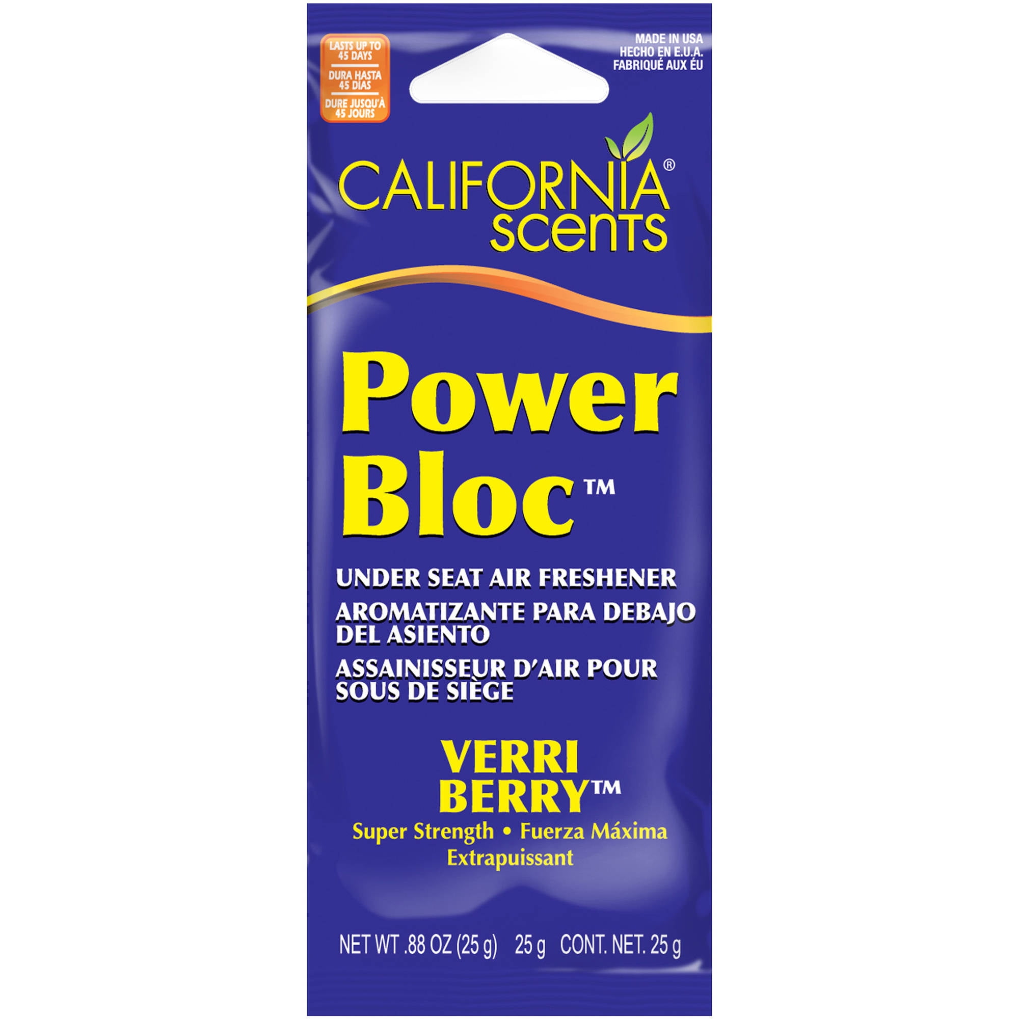 California Scents Power Bloc Verri Berry Scent Air Freshener