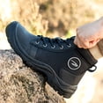 thumbnail image 4 of YOURDIARY Mens Steel Toe Safety Work Boots, Slip Resistant Puncture Proof Comfort Industrial Construction Shoes, 4 of 6