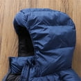 thumbnail image 6 of Otqutp Boys Girls Long Winter Down Coats Waterproof Hooded Quilted Puffer Jackets Lightweight Oversized Outerwear with Pocket, 6 of 9