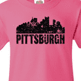 thumbnail image 4 of Inktastic Pittsburgh Skyline Grunge Youth T-Shirt, 4 of 5