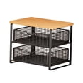 thumbnail image 3 of Flynix Desktop Printer Stand Convenient Small Printer Table for Dorm Office Kitchen Style G, 3 of 7