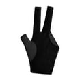 thumbnail image 3 of BAOSITY 3 Fingers Billiard Glove Elastic Glove Left Hand Lightweight Snooker Cue Glove Pool Cue Glove for Women Men Practice Training Black, 3 of 8