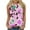 Hot Pink, variant on JTZGDY Cute Floral Print Summer Shirts for Women Trendy Sleeveless Crewneck Graphic Cami T-Shirts Loose Fit Casual Basic Tank Tops Light Blue S