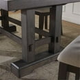 thumbnail image 6 of Bowery Hill Contemporary / Modern Dusky Cedar Brown Wood Dining Table, 6 of 11